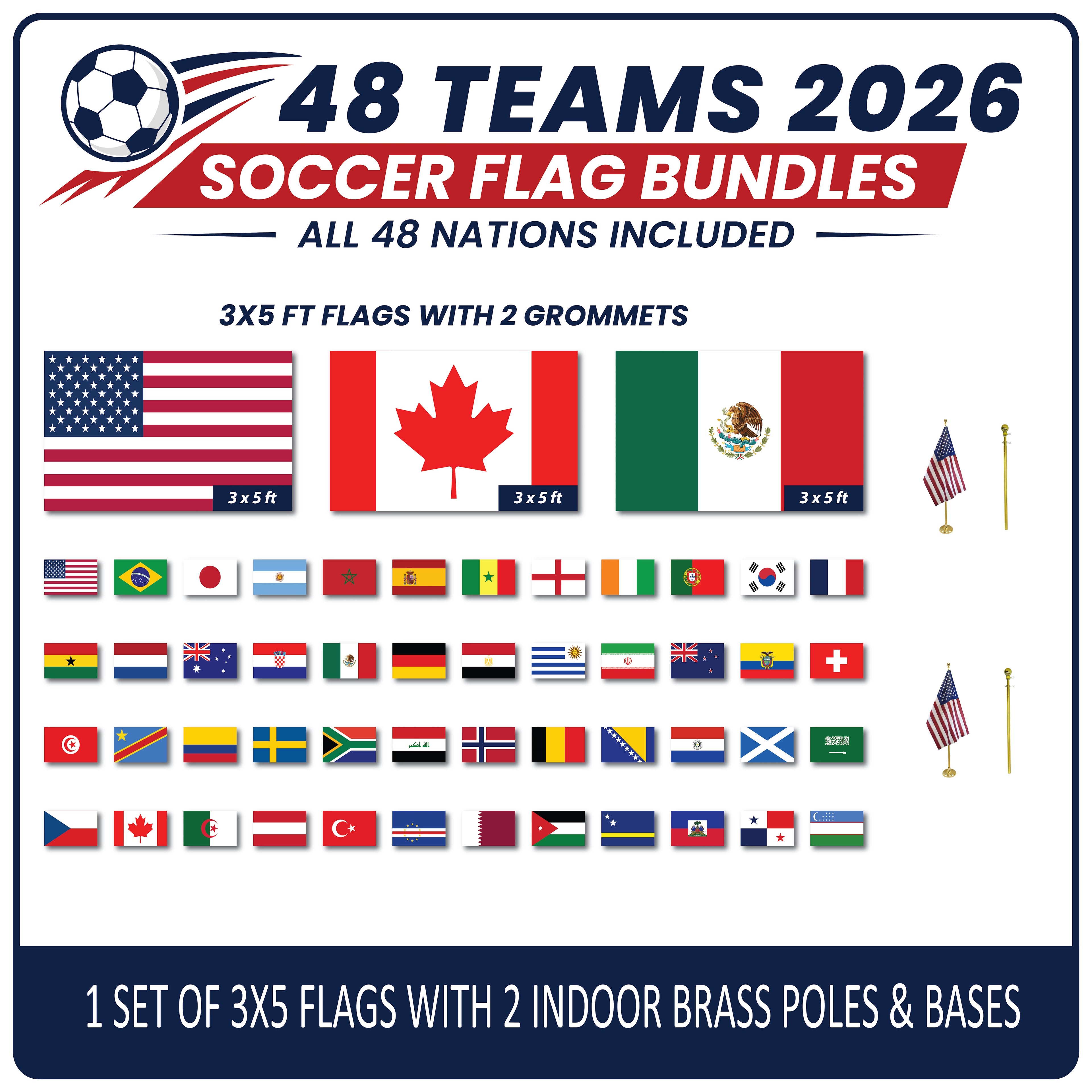 2026 Soccer Flags Bundle 5