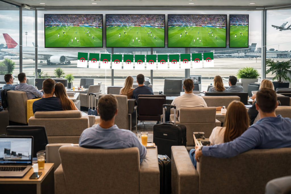 Algeria Hand Tied String Flags