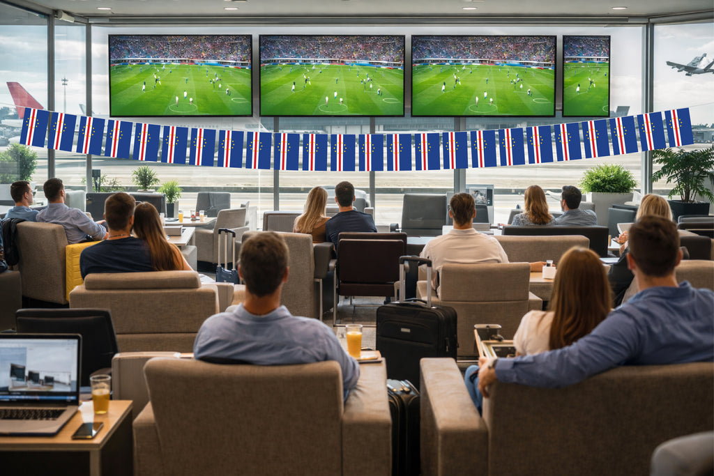 Cabo Verde Hand Tied String Flags