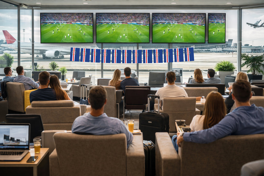 Cabo Verde Hand Tied String Flags