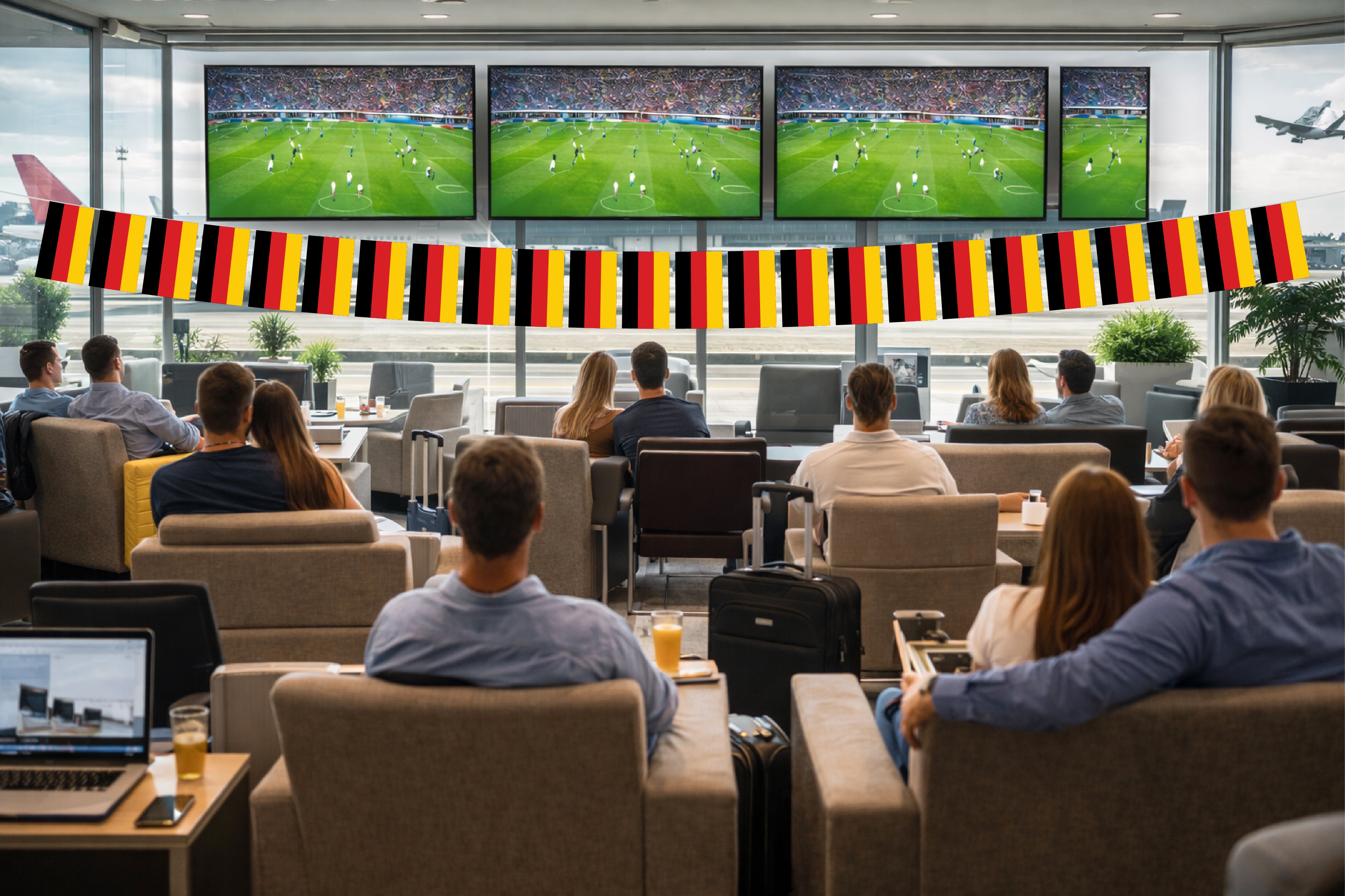 Germany Hand-Tied String Flags & Bunting