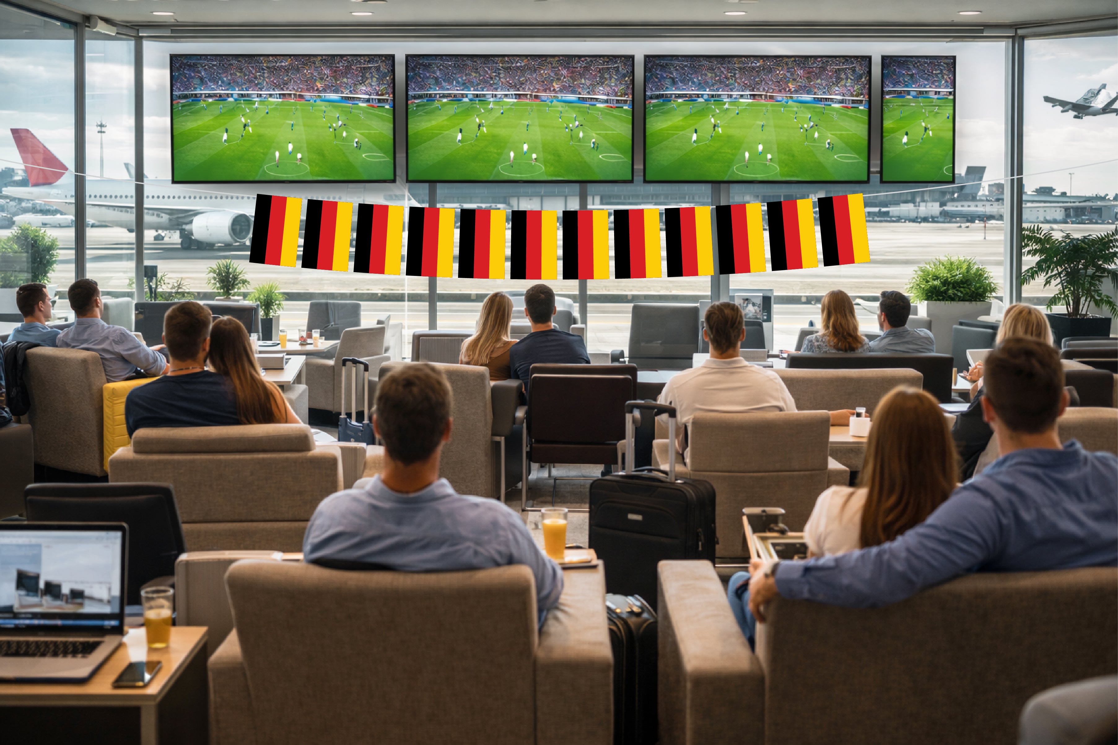 Germany Hand-Tied String Flags & Bunting
