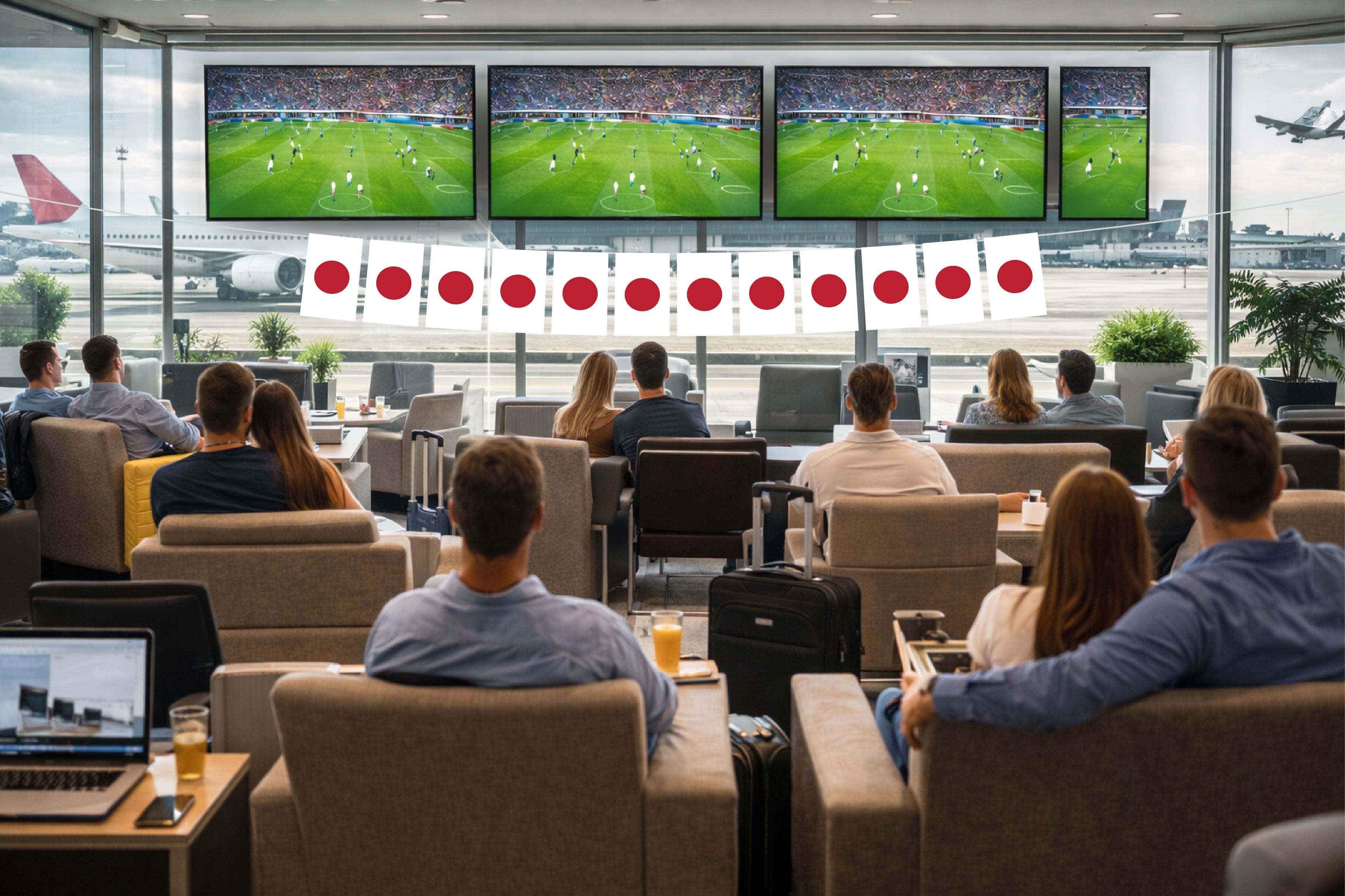 Japan Hand Tied String Flags