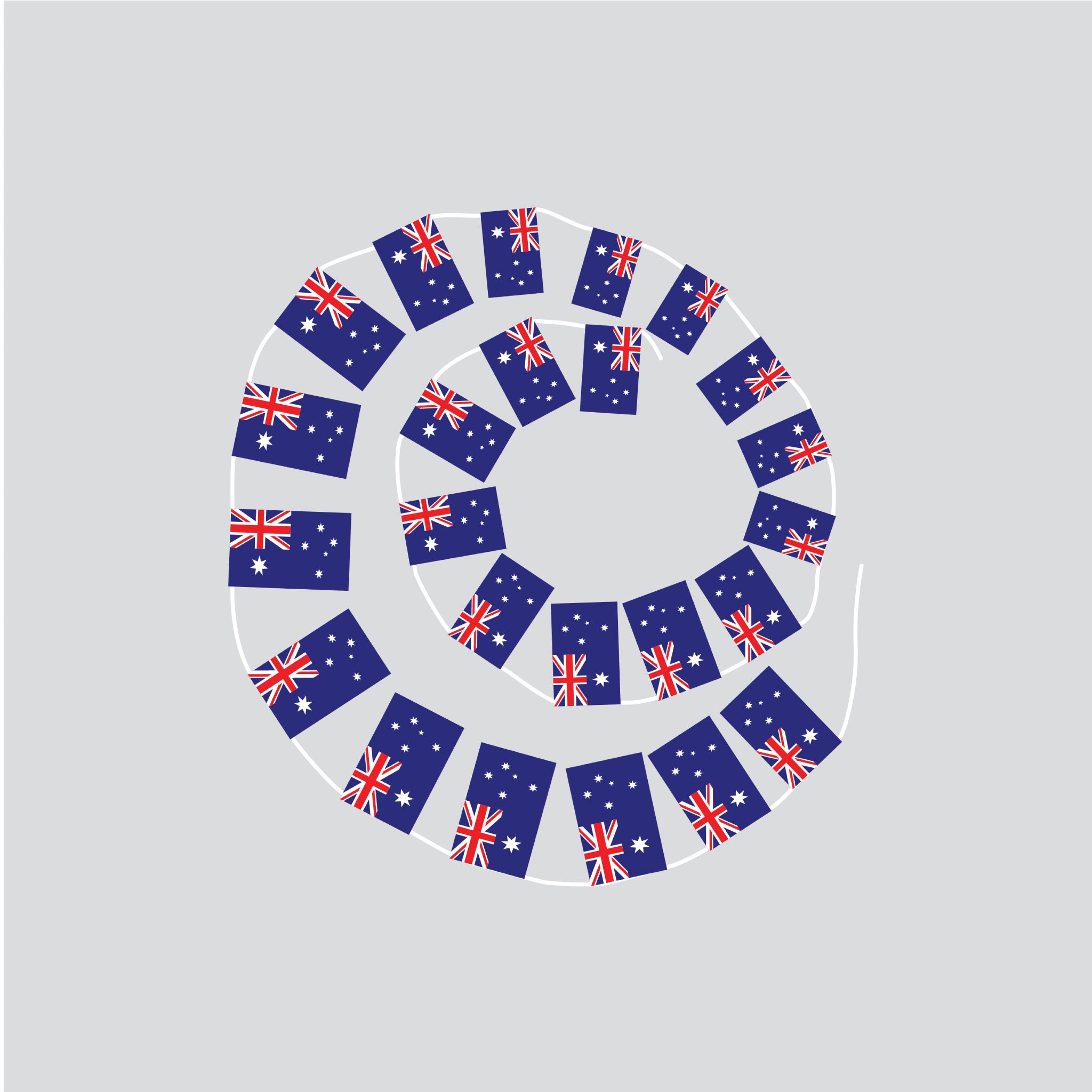 Australia Hand-Tied String Flags & Bunting