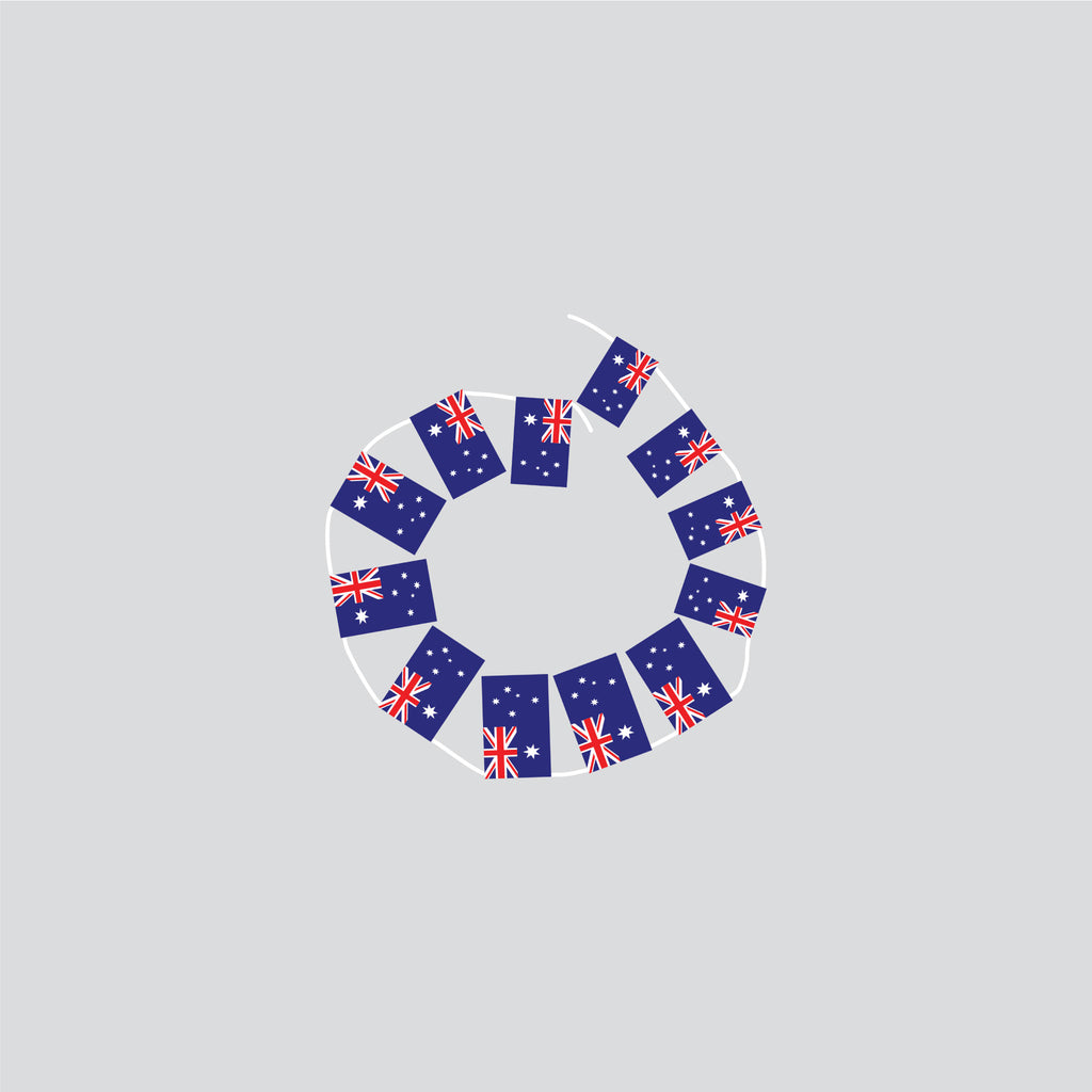 Australia Hand Tied String Flags