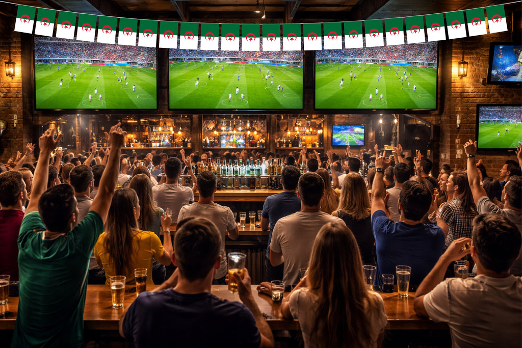 Algeria Hand Tied String Flags