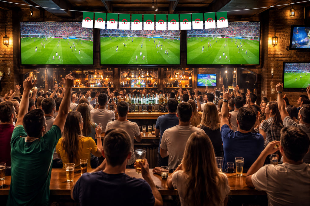 Algeria Hand Tied String Flags