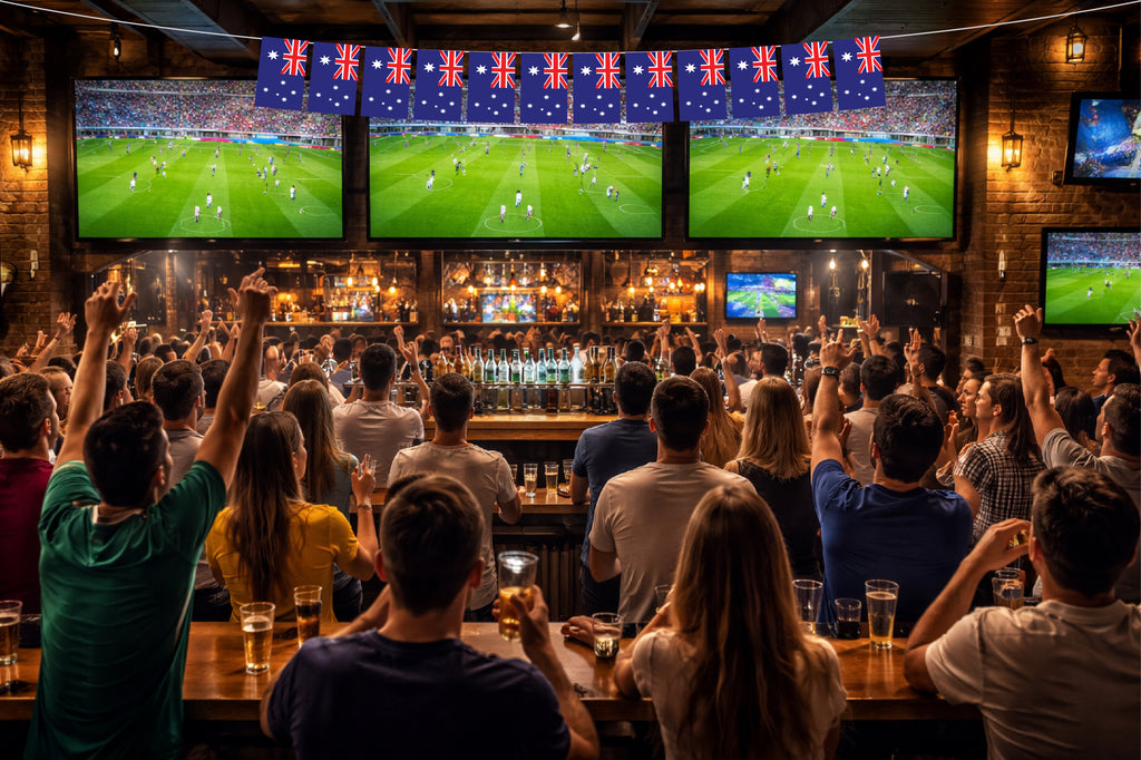 Australia Hand Tied String Flags