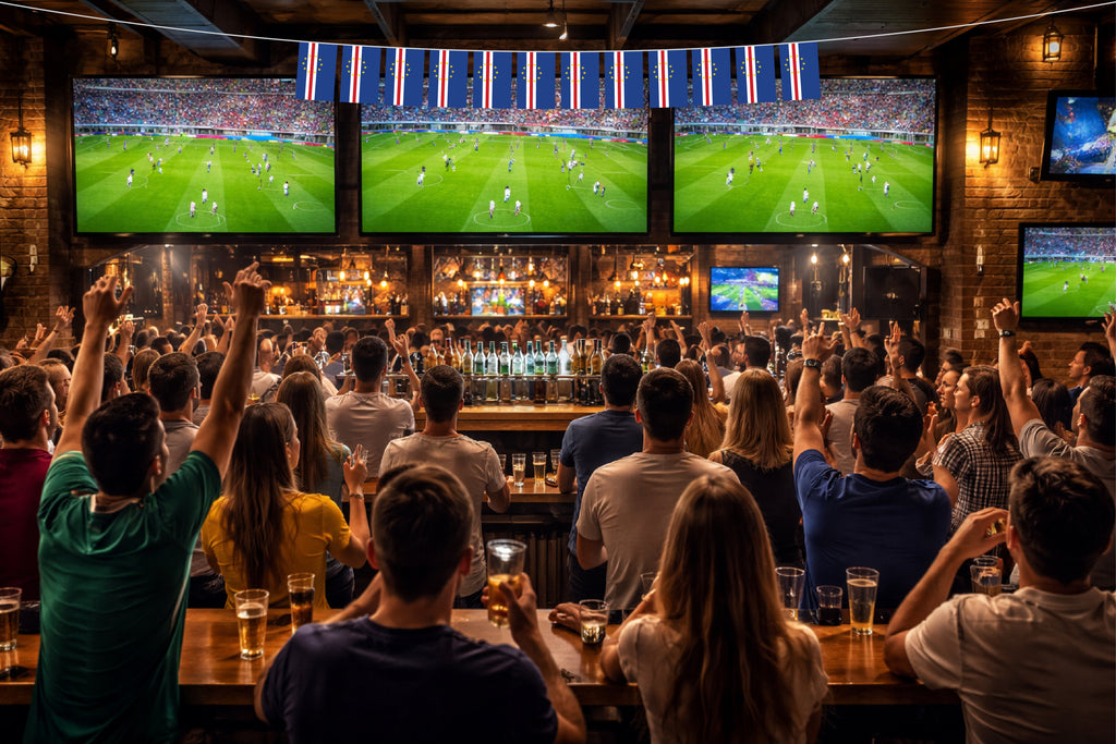 Cabo Verde Hand Tied String Flags