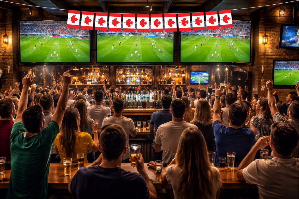 Canada Hand Tied String Flags