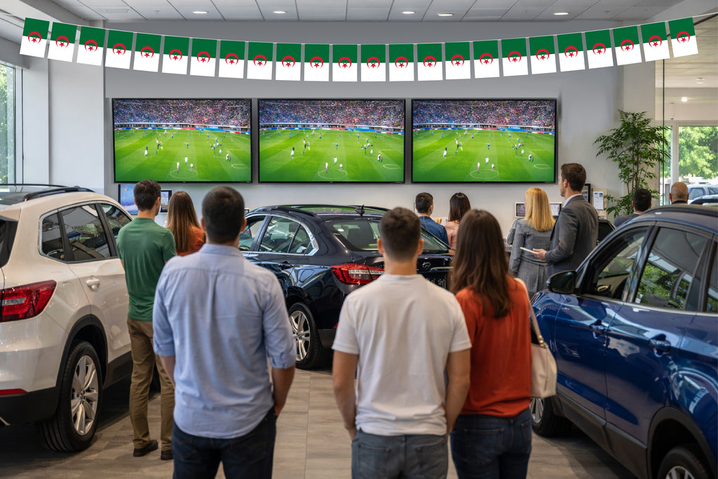 Algeria Hand Tied String Flags