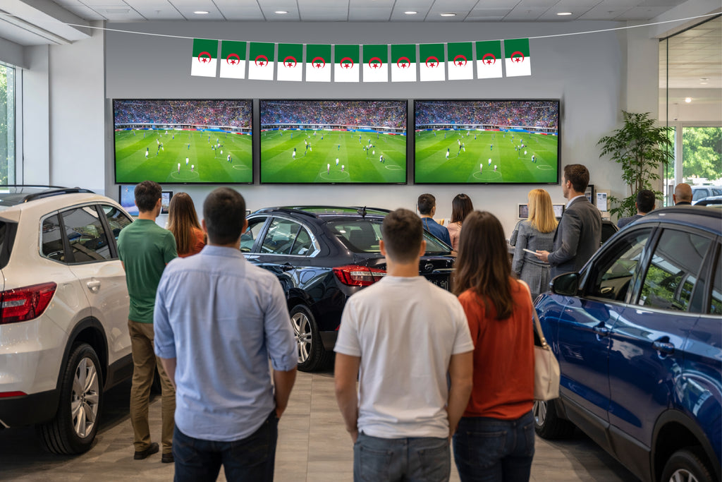 Algeria Hand Tied String Flags