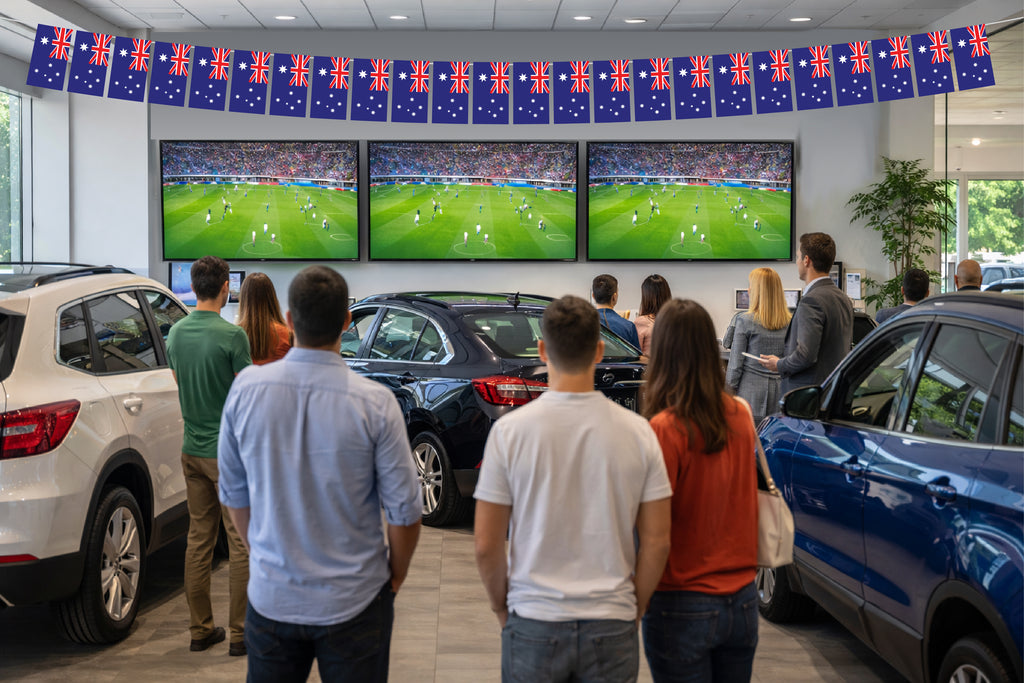 Australia Hand Tied String Flags