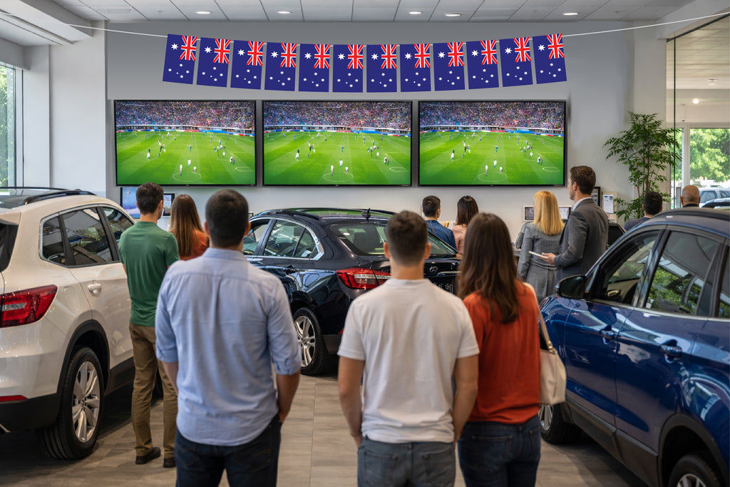 Australia Hand Tied String Flags