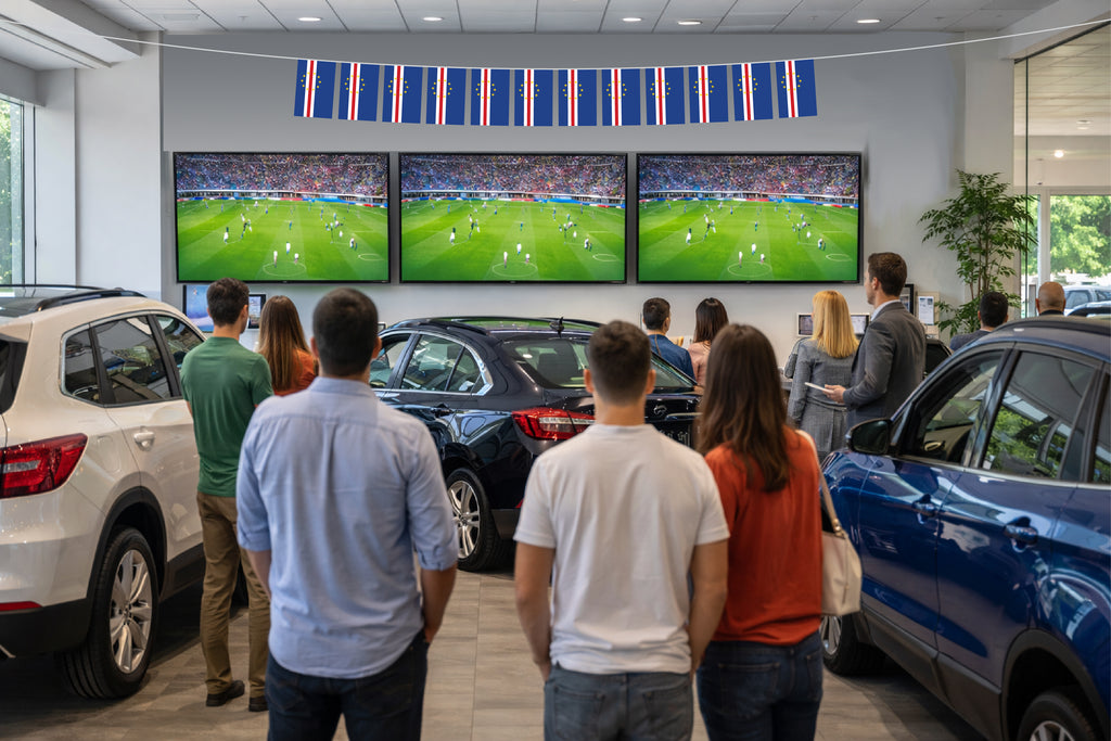 Cabo Verde Hand Tied String Flags