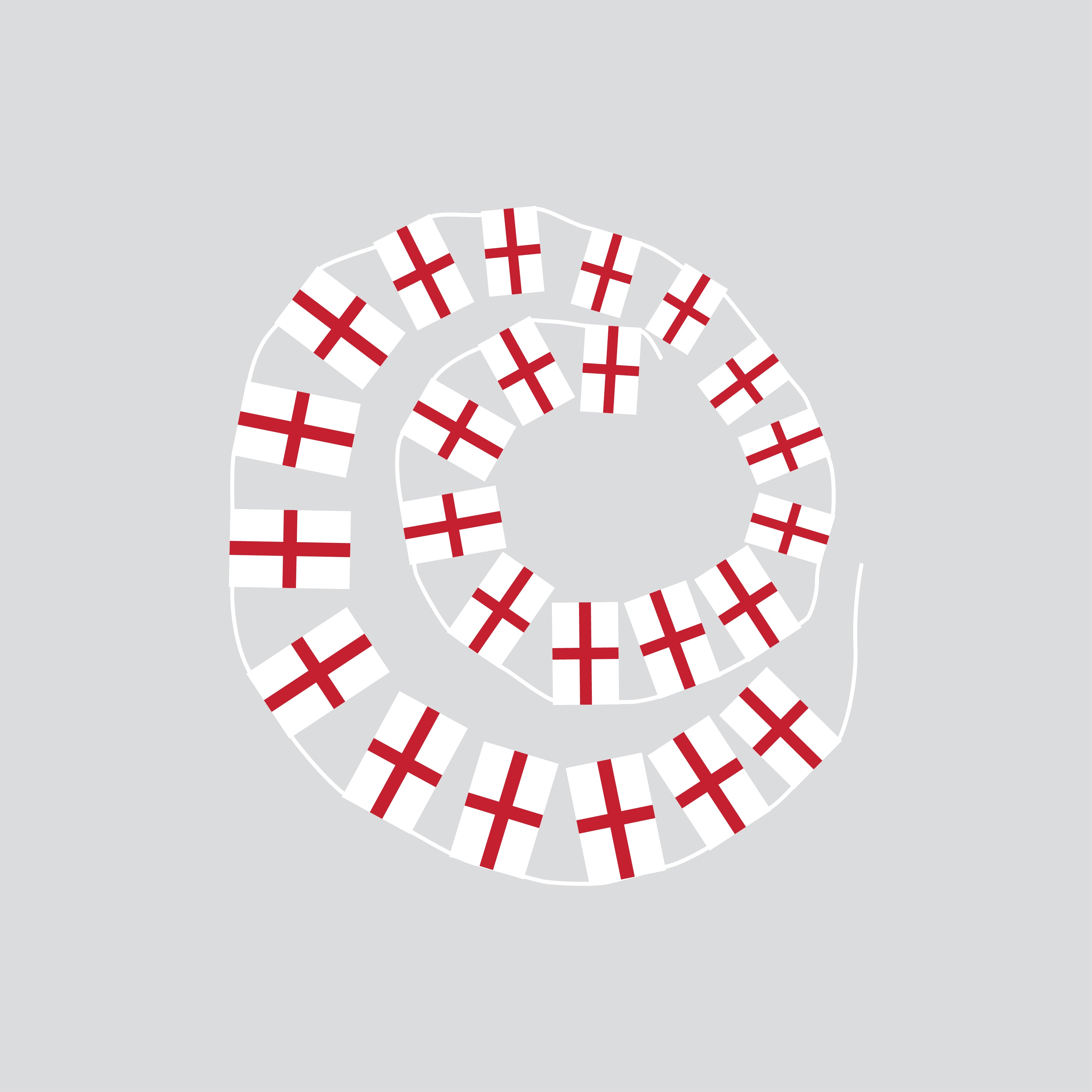England Hand-Tied String Flags & Bunting