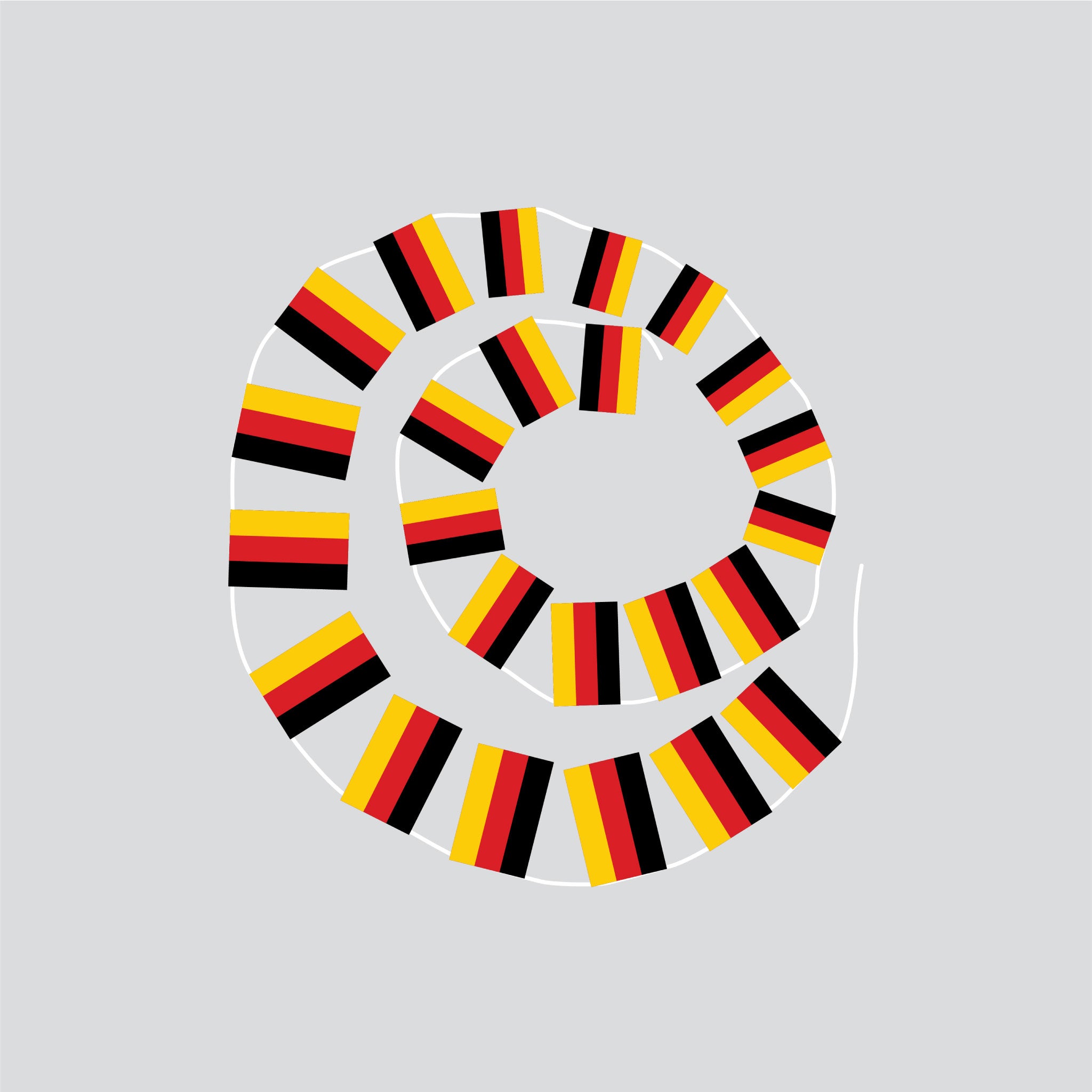 Germany Hand-Tied String Flags & Bunting
