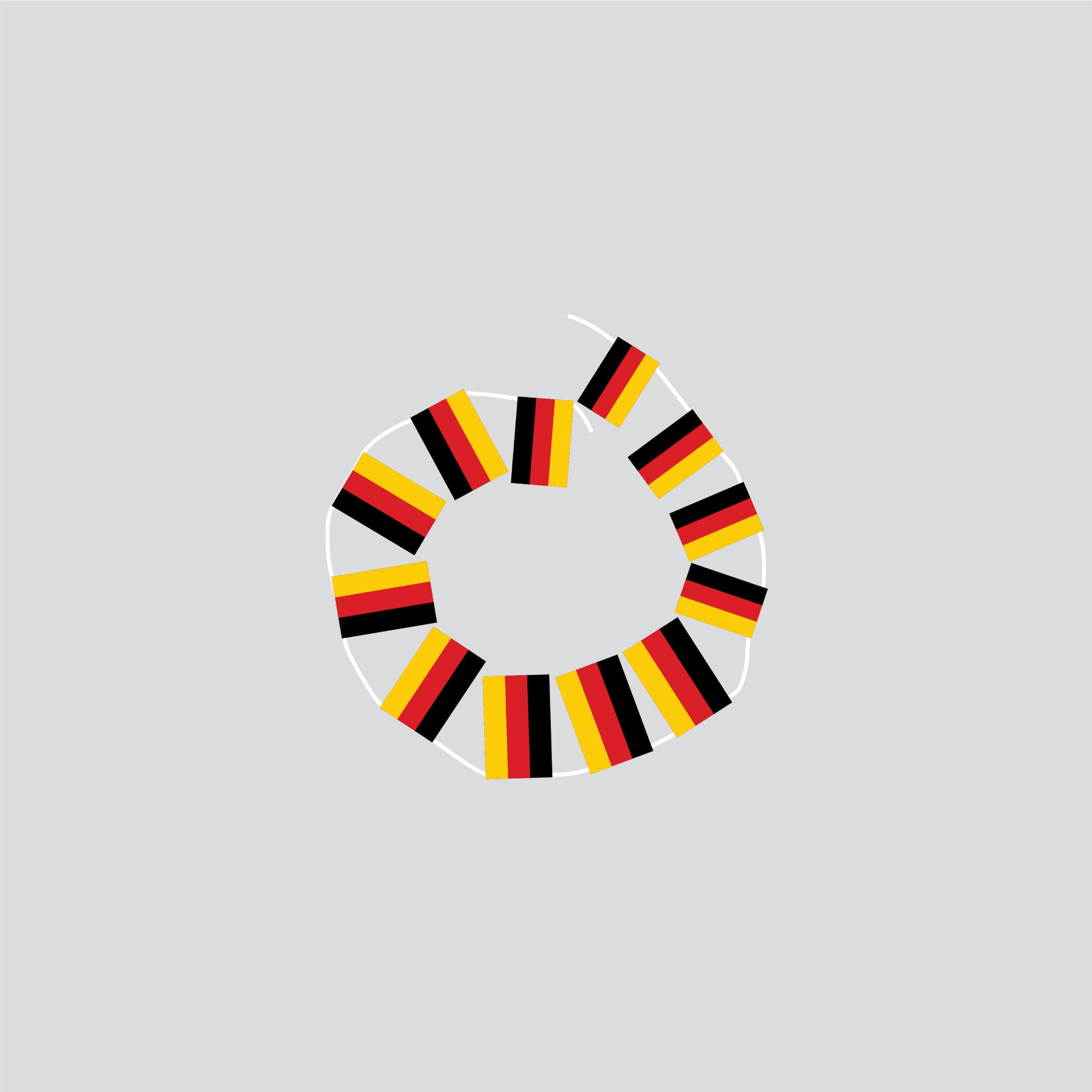Germany Hand-Tied String Flags & Bunting