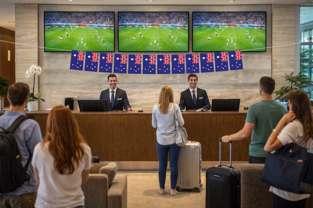 Australia Hand Tied String Flags