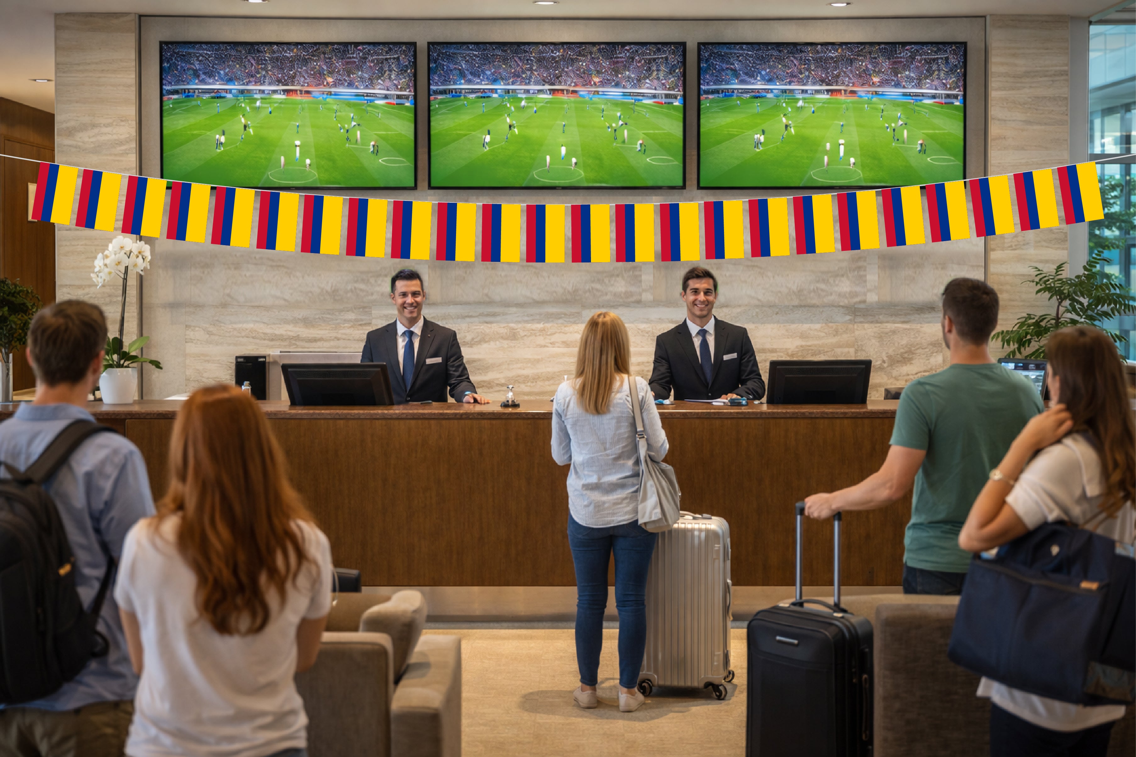 Colombia Hand-Tied String Flags & Bunting