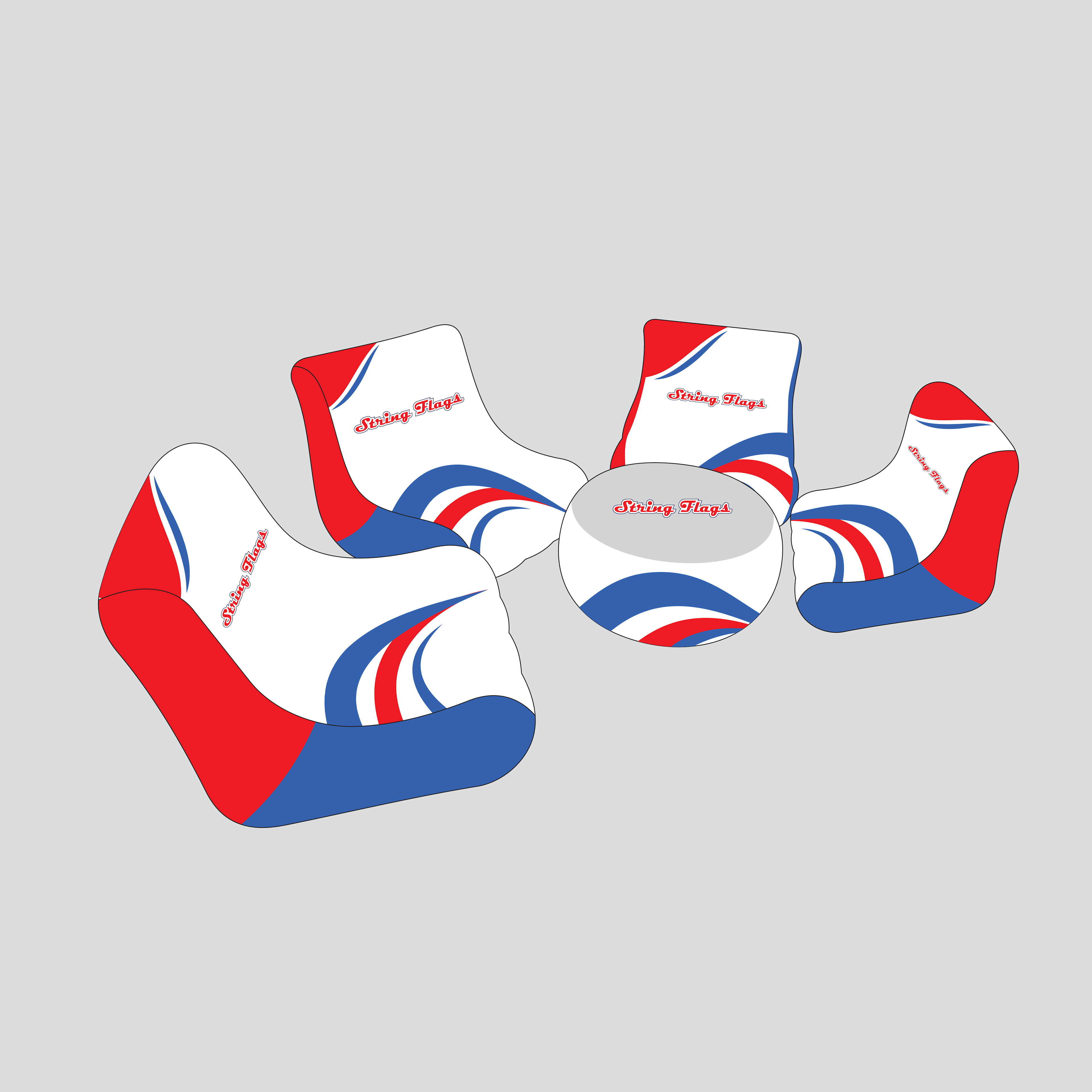 Inflatable Furniture 4 Chairs with Table