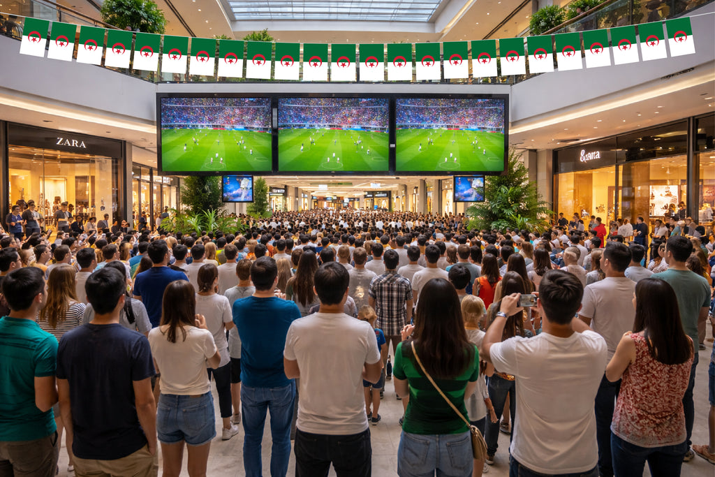 Algeria Hand Tied String Flags