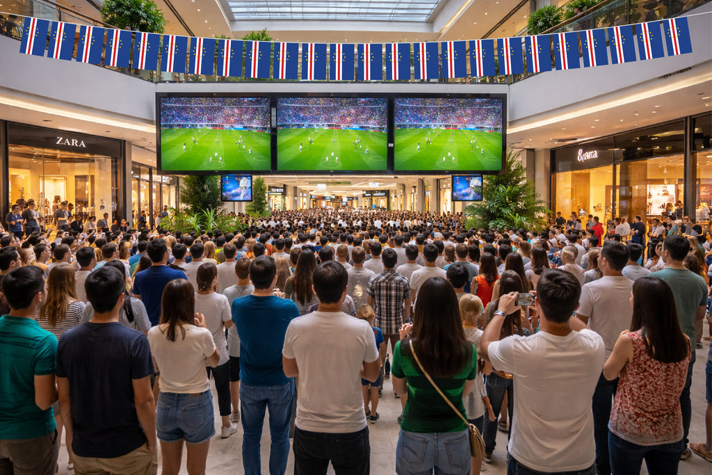 Cabo Verde Hand Tied String Flags