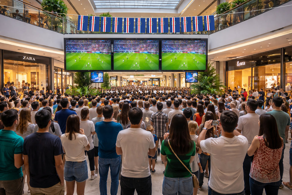 Cabo Verde Hand Tied String Flags