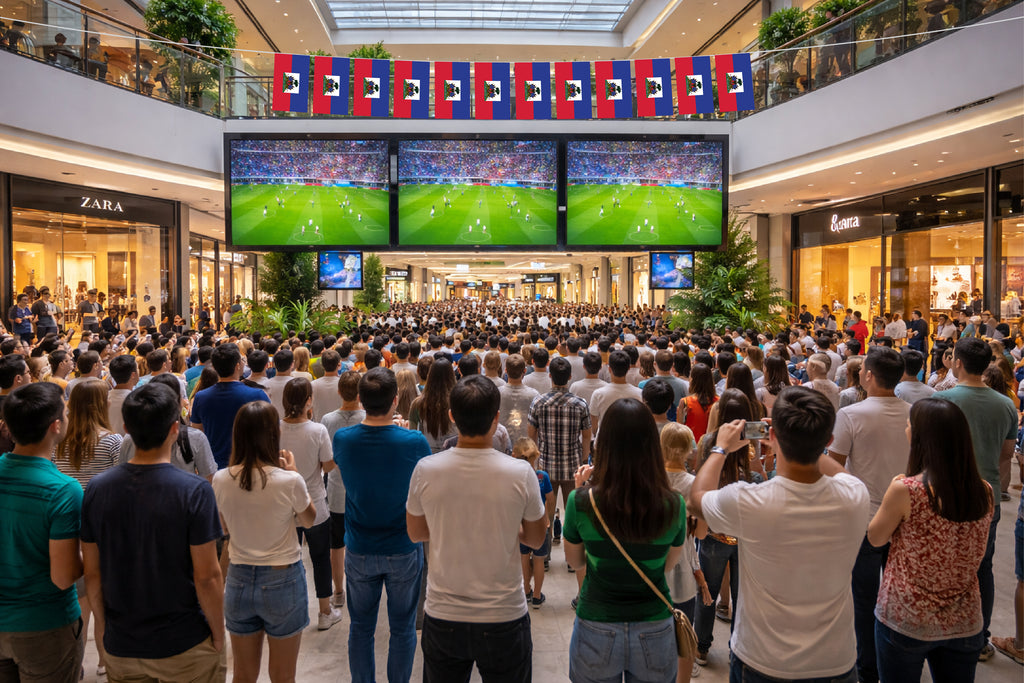 Haiti Hand Tied String Flags