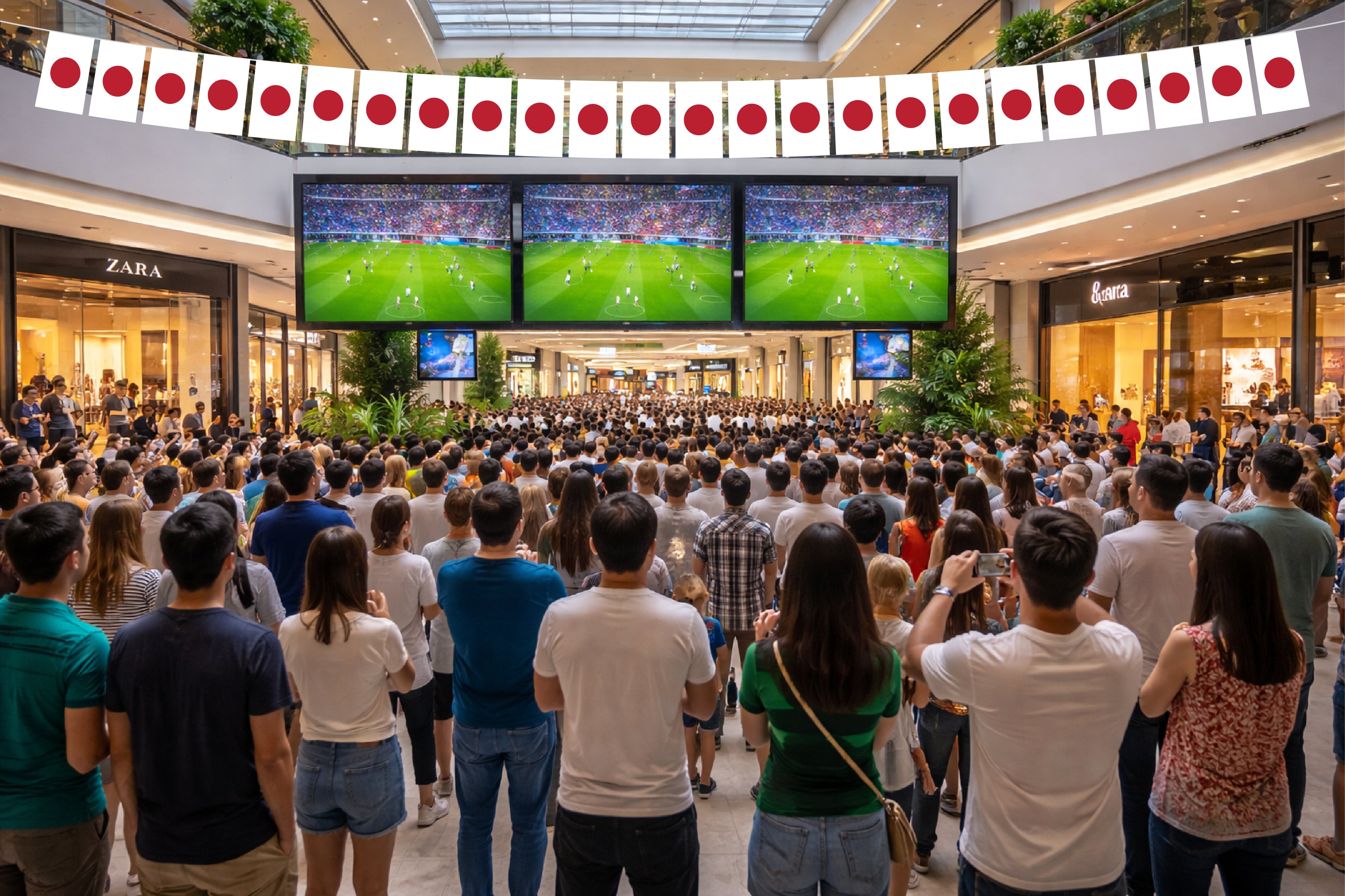Japan Hand Tied String Flags