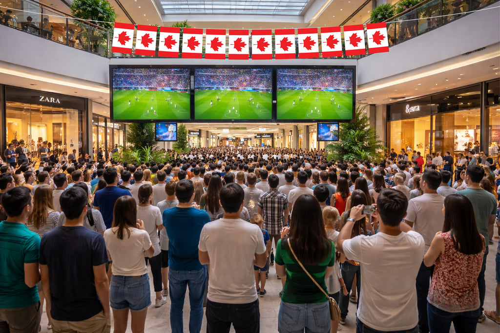 Canada Hand Tied String Flags