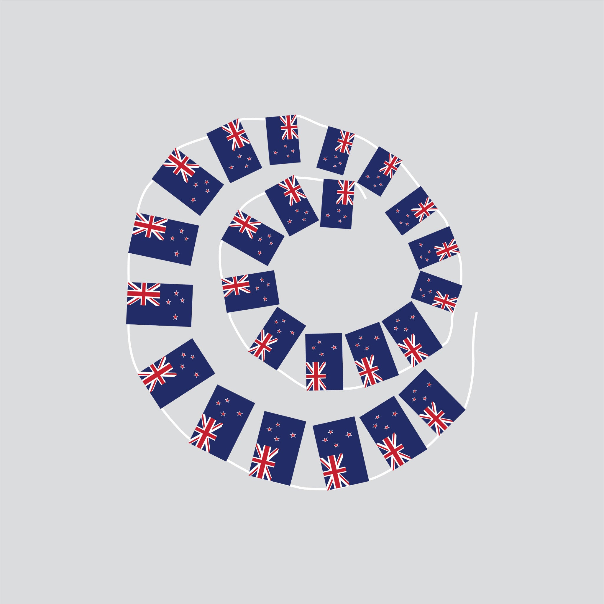 New Zealand Hand-Tied String Flags & Bunting
