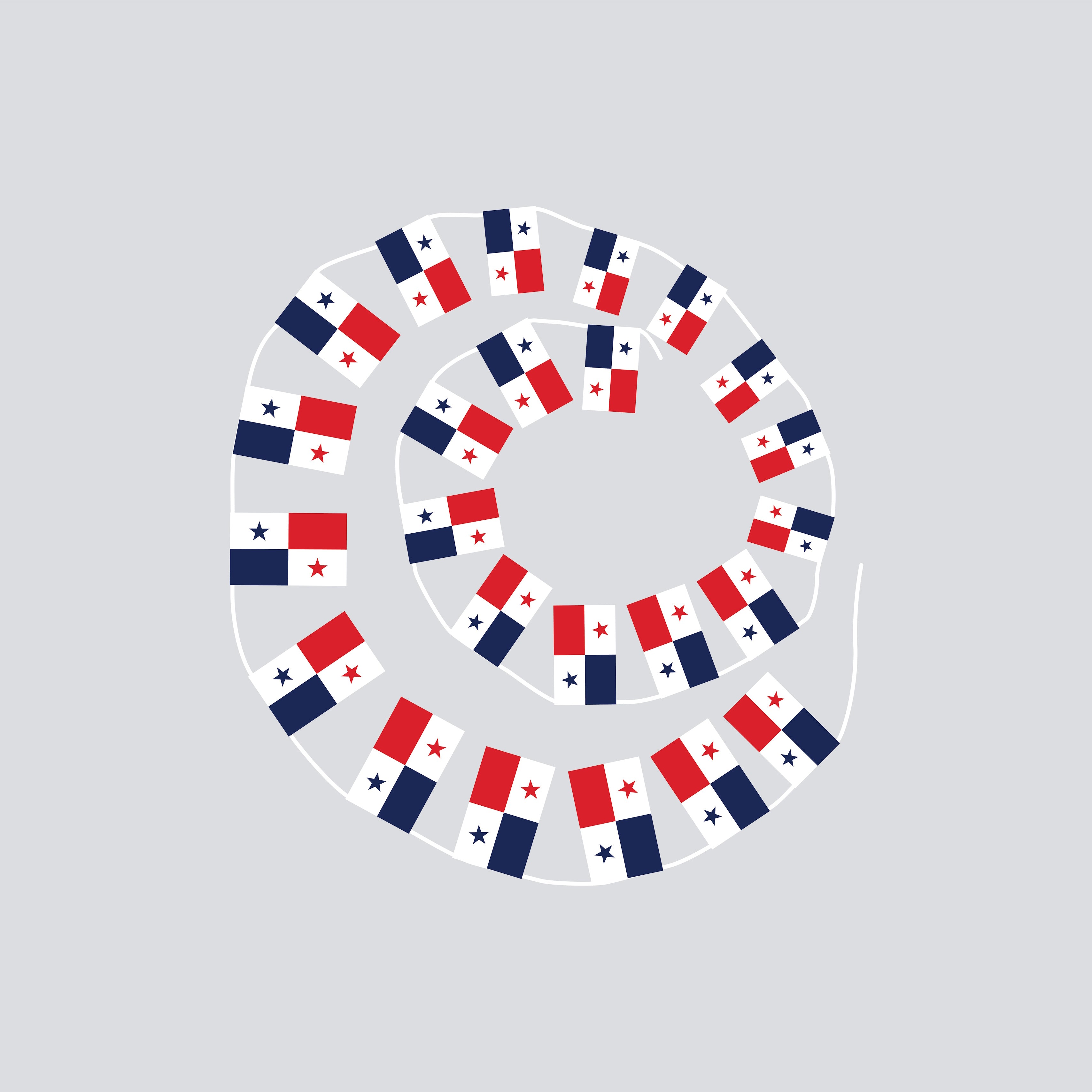 Panama Hand-Tied String Flags & Bunting
