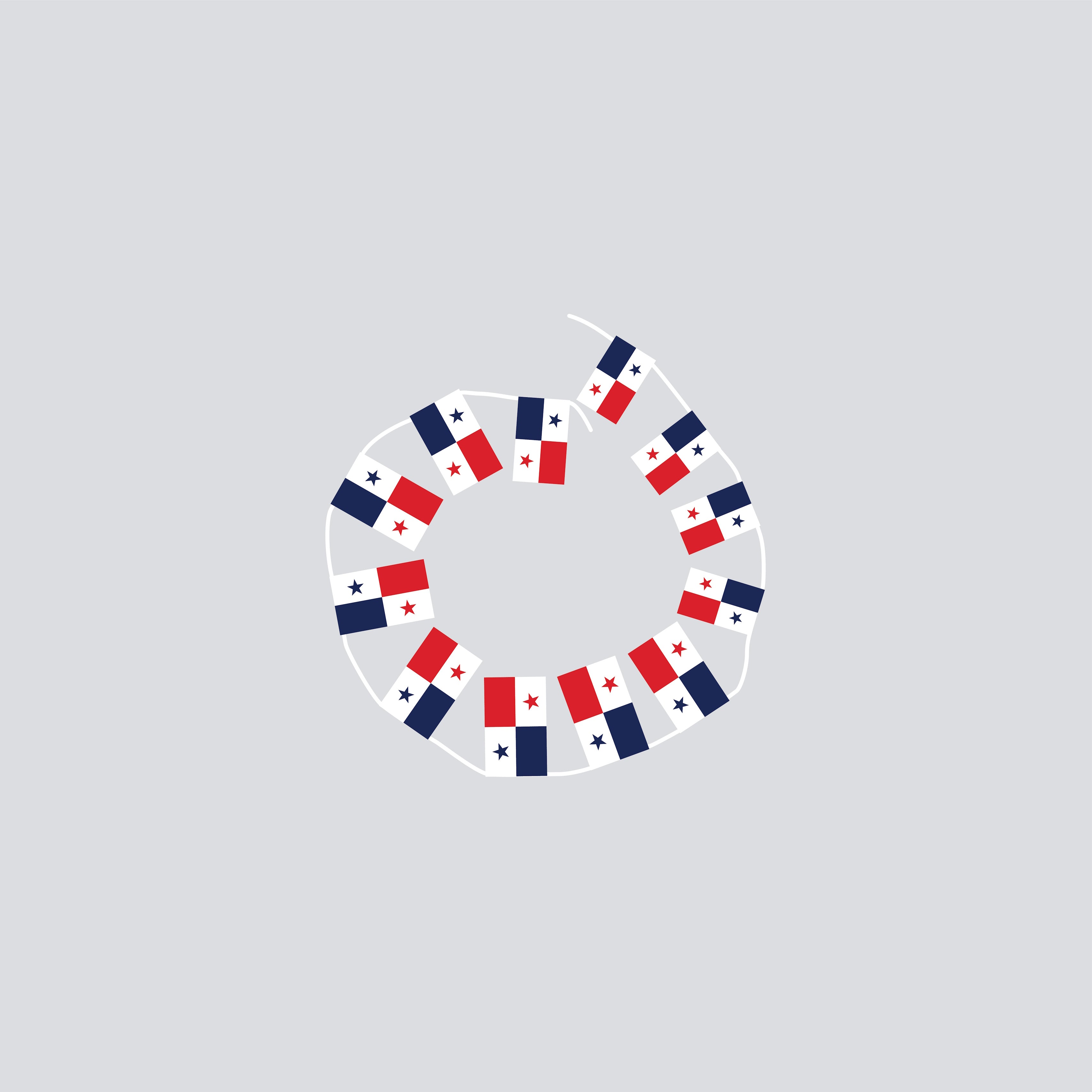 Panama Hand-Tied String Flags & Bunting
