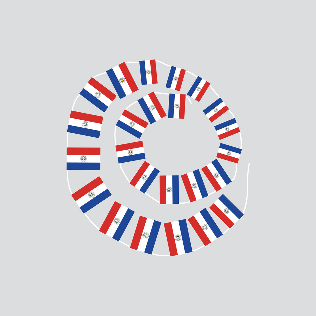 Paraguay Hand-Tied String Flags & Bunting
