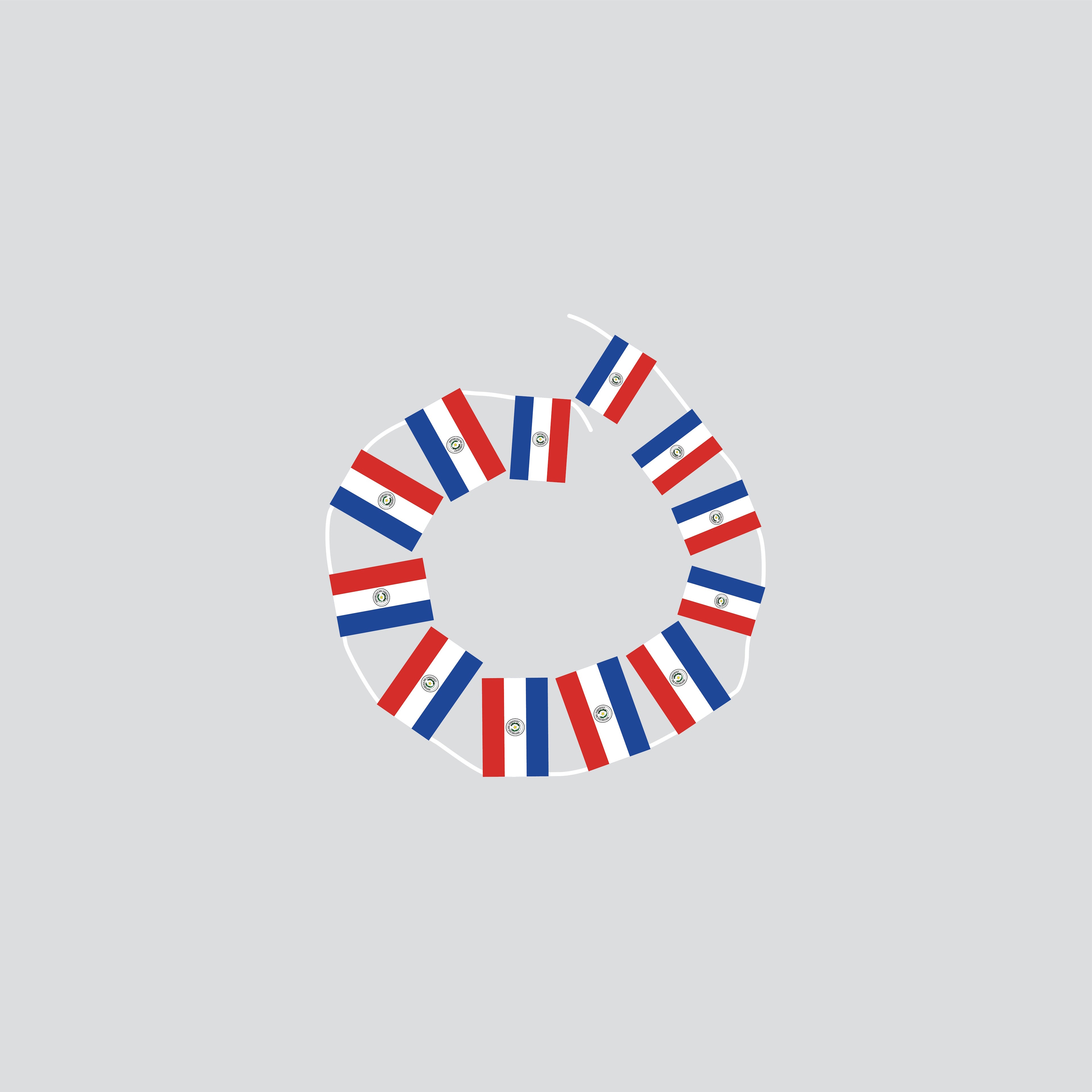 Paraguay Hand-Tied String Flags & Bunting