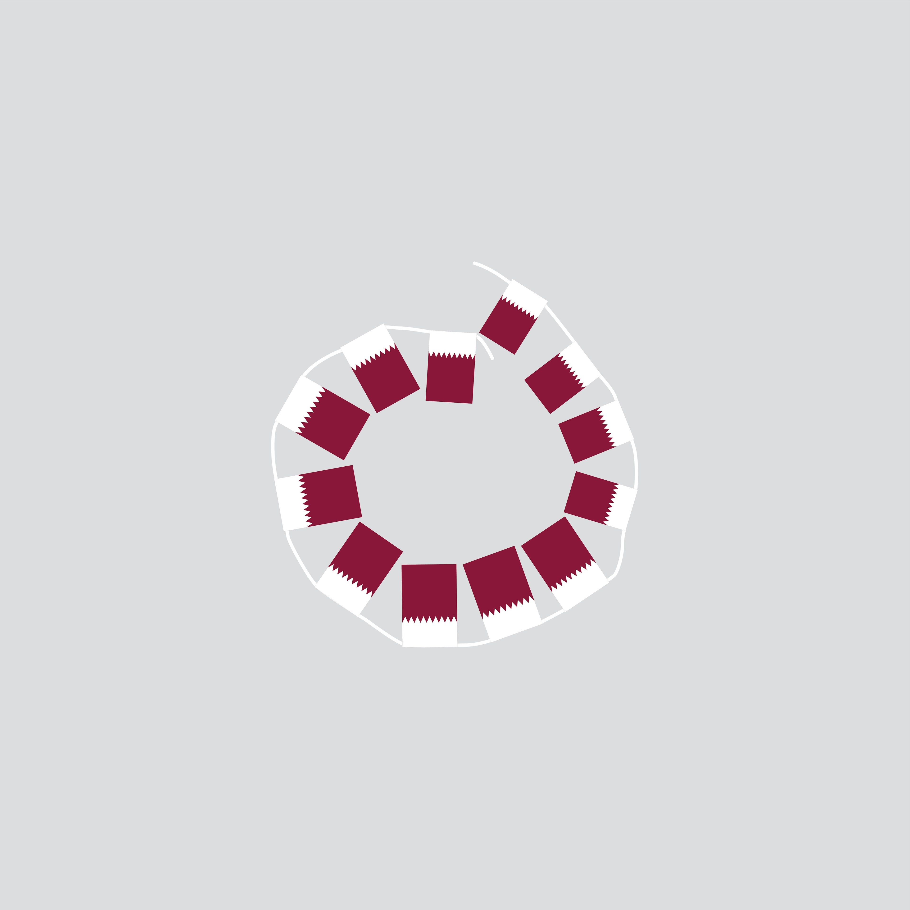 Qatar Hand-Tied String Flags & Bunting