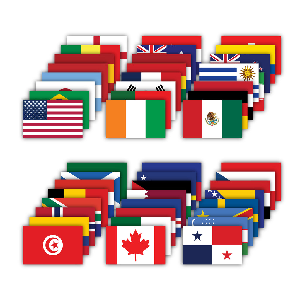 2026 International Soccer Set of 48 Countries 2x3 Foot Flags